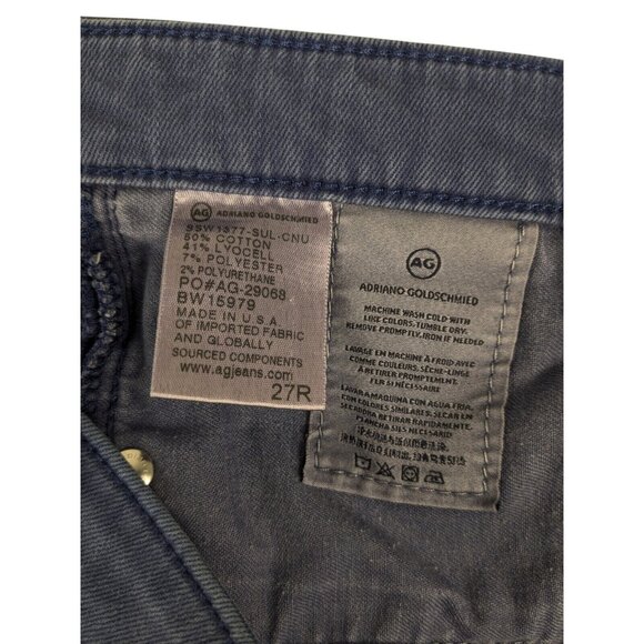Adriano Goldschmied The Stevie Ankle Slim Straight Leg Womens 27R/28 Blue Jeans - Picture 8 of 10